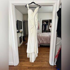 Portia and Scarlett One Shoulder White Dress